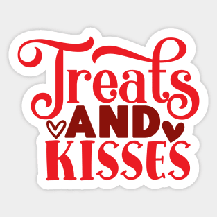 Treats and kisses Sticker